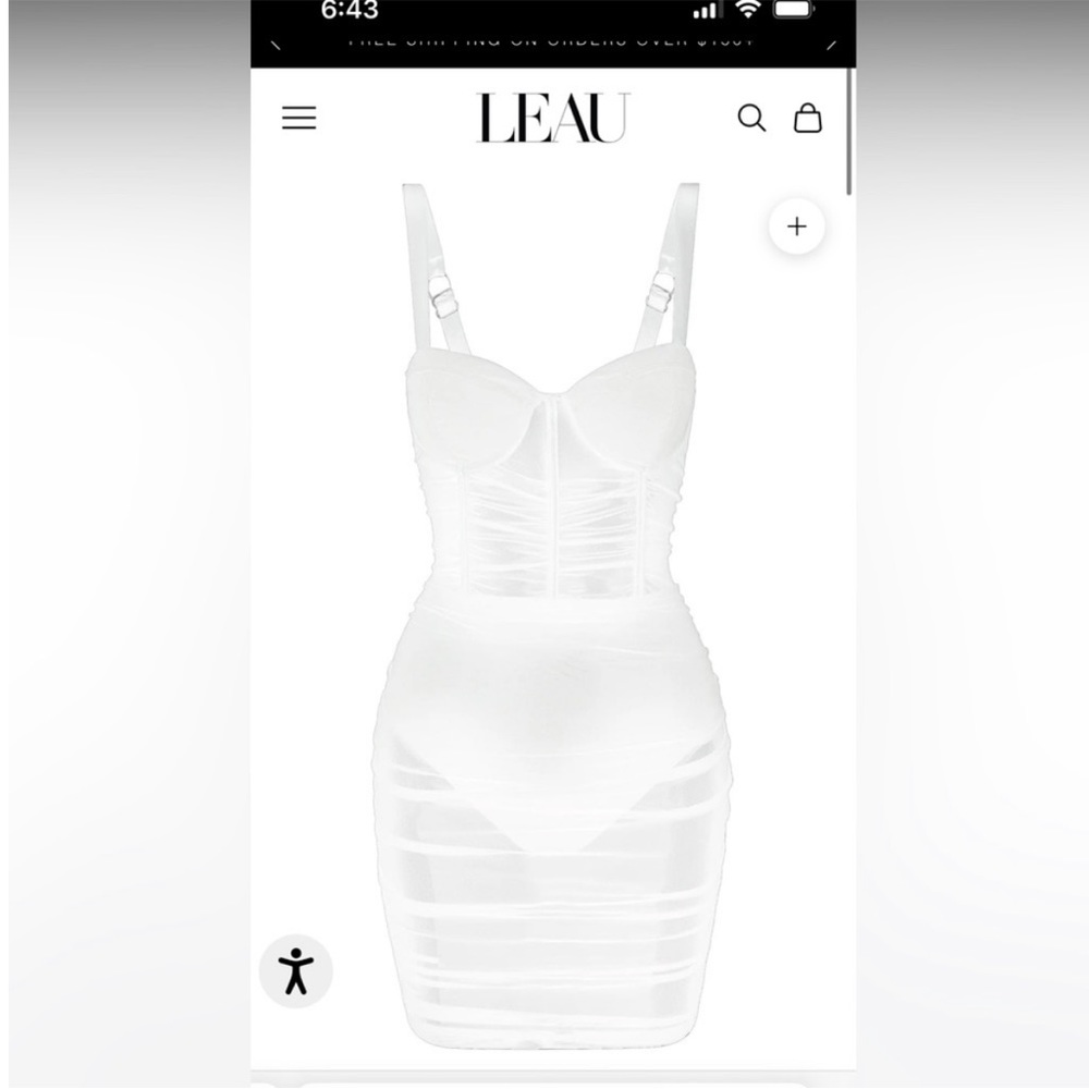 Sexy bachelorette dress in white